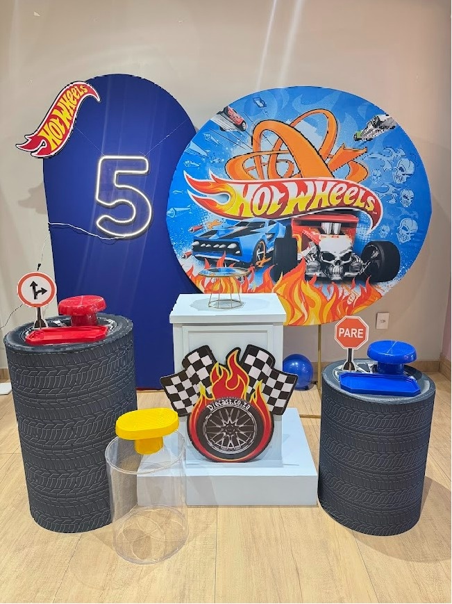 Hot Wheels Composição Premium - Felicittà Festas