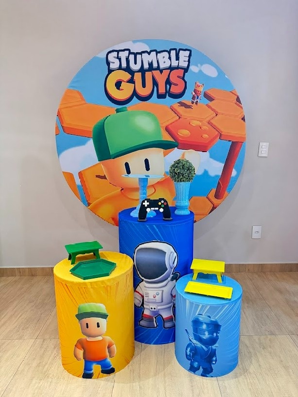 Stumble Guys Kit Prata - Felicittà Festas