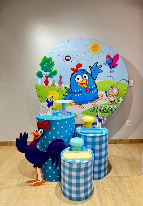 Galinha Pintadinha Kit Prata Menino - Felicittà Festas