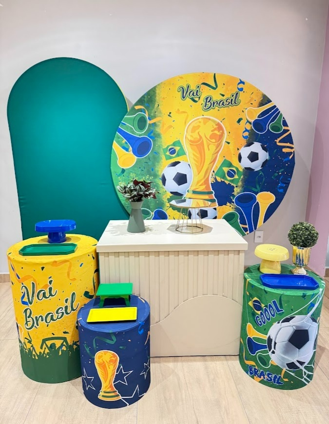 Copa Kit Diamante "Vai Brasil"   - Felicittà Festas