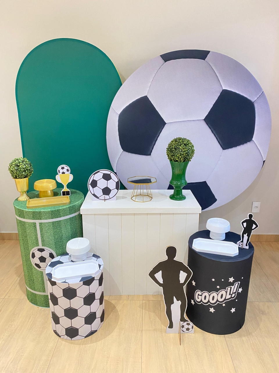 Futebol Kit Diamante Painel Romano - Felicittà Festas