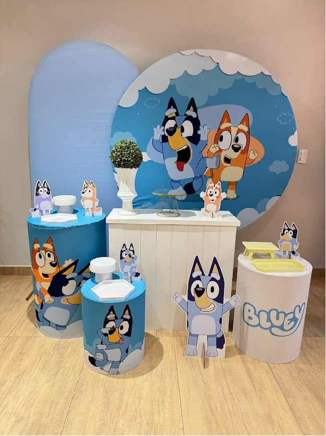 Bluey E Bingo Kit Diamante Menino  - Felicittà Festas