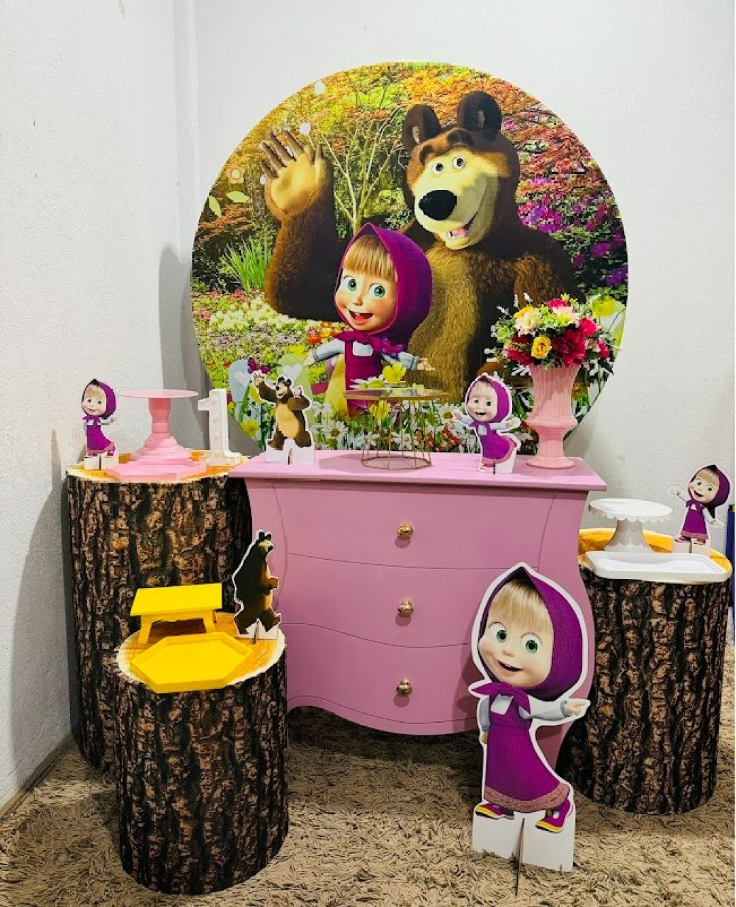 Masha E O Urso Kit Ouro - Felicittà Festas