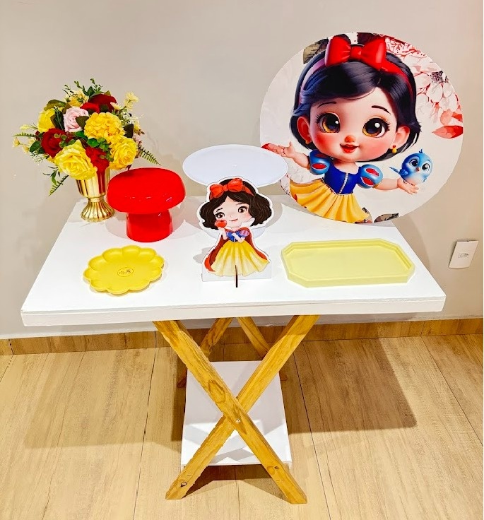 Festa Na Mesa Branca de Neve - Felicittà Festas