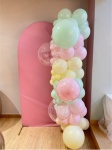 Meio Arco de Balões Express (Para Painel Redondo Ou Romano) Todo Com Balões Candy Collors - imagem 2