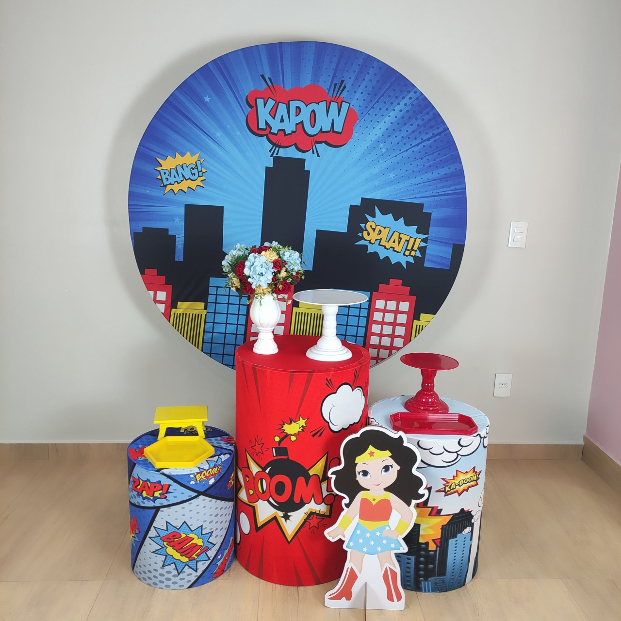 Mulher Maravilha Kit Prata - Felicittà Festas