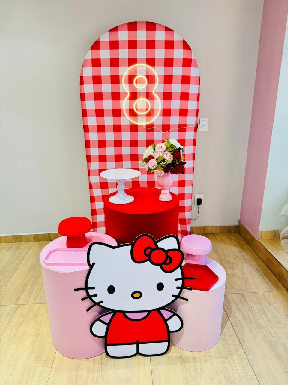 Hello Kitty Vermelha Kit Prata - Felicittà Festas