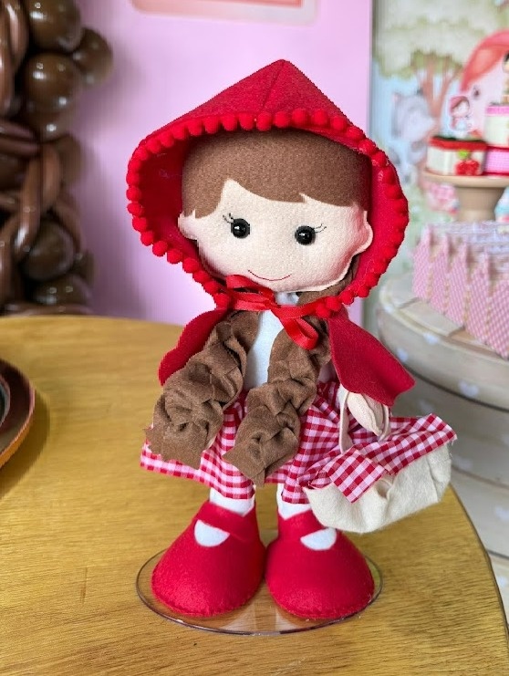 Chapeuzinho Vermelho de Feltro  - Felicittà Festas