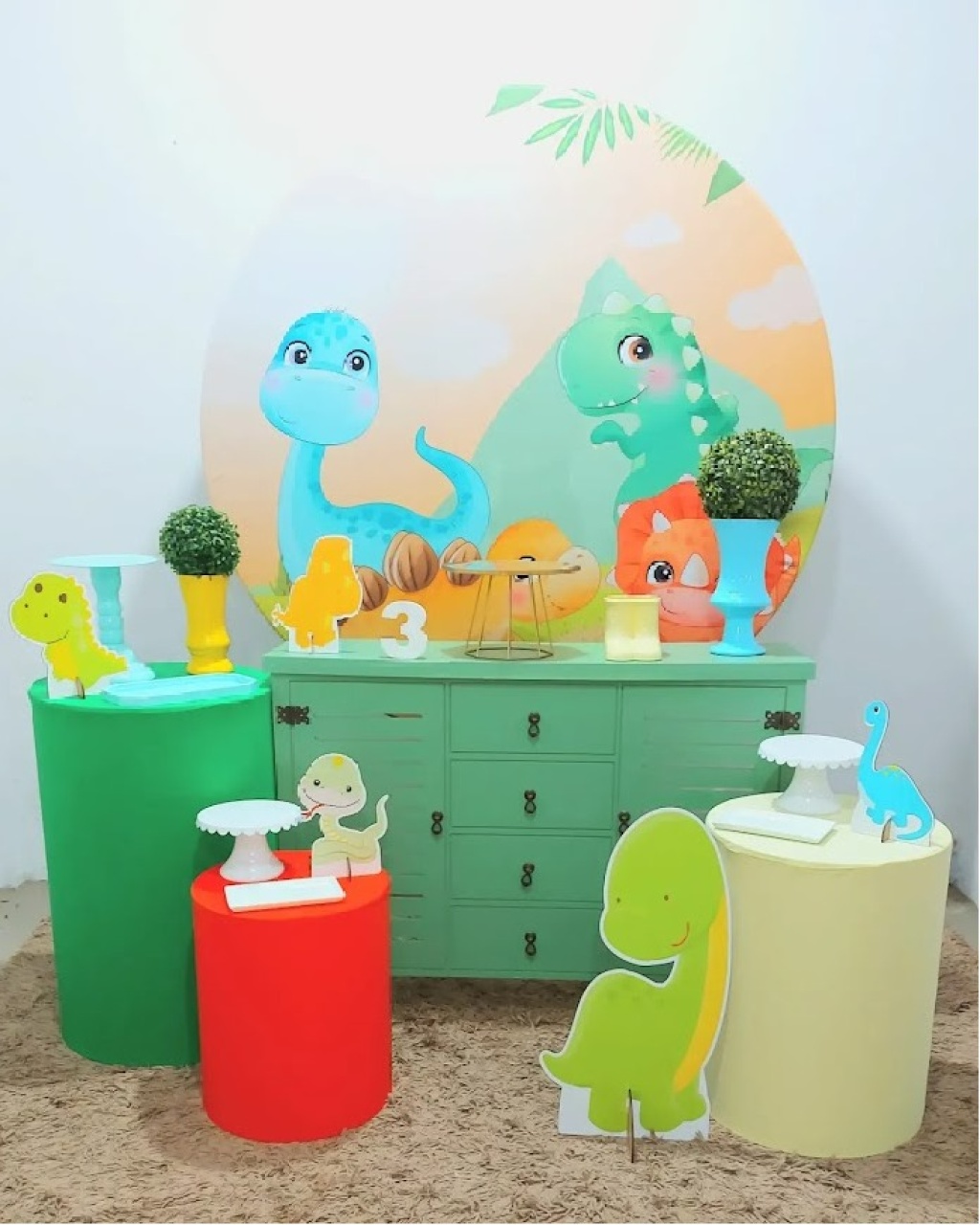 Dino Baby Kit Ouro - Felicittà Festas