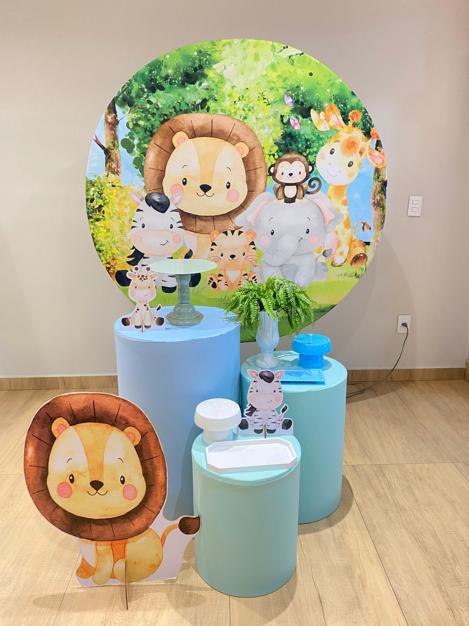 Safari Candy - Anivers, Bebê, Revelação - Kit Prata - Felicittà Festas
