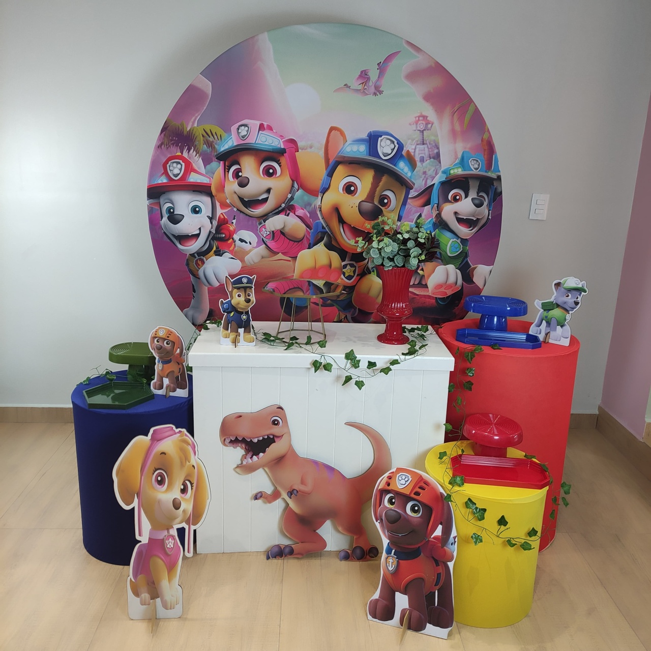 Patrulha Canina E Dino  Kit Ouro - Felicittà Festas