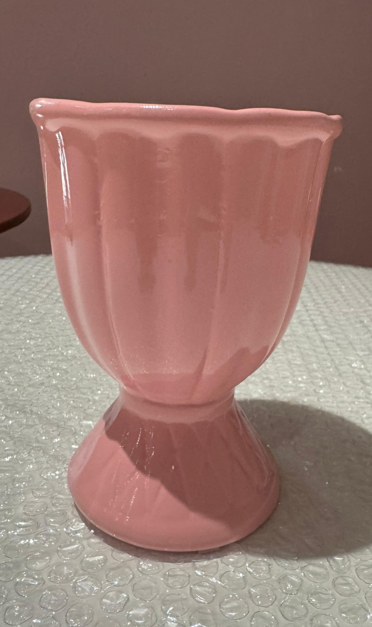 Taça Frisada Peq - Rosa Bebe16,5X11,5Cm   - Felicittà Festas