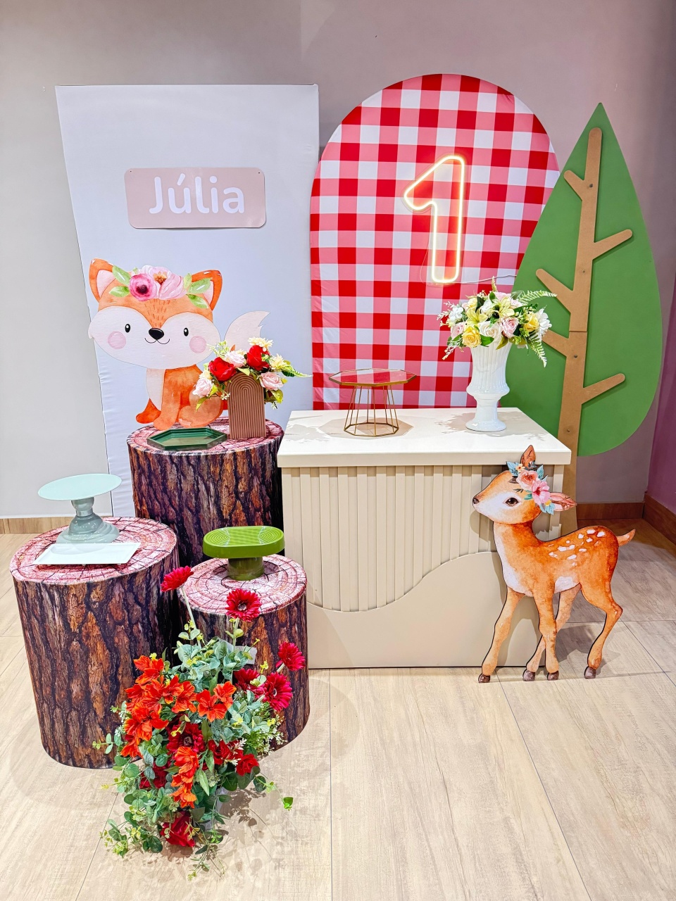 Bosque Kit Diamante Romano Com Árvore E 2 Display - Felicittà Festas