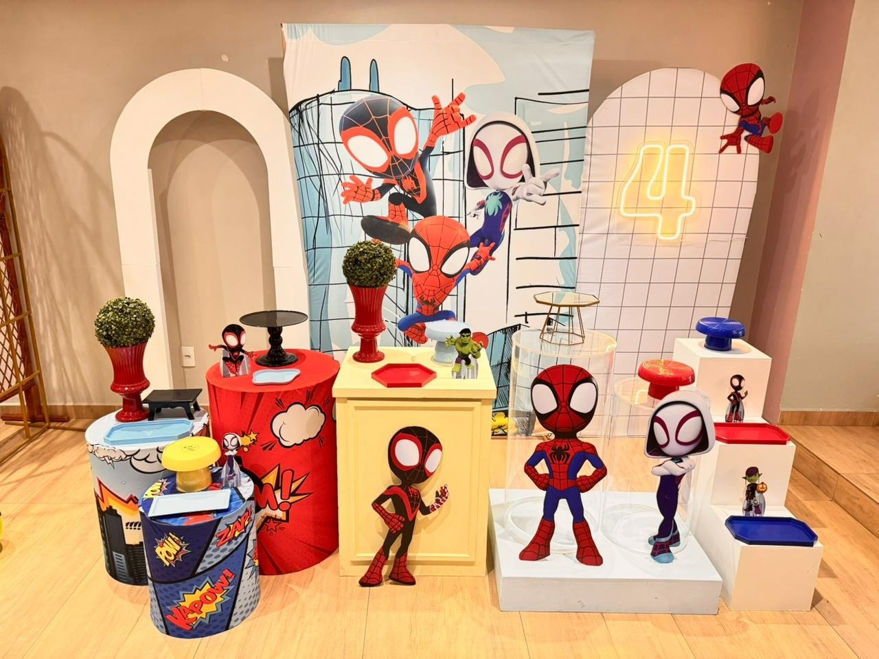 1 Spidey E Os Amigos - Composição Premium - Felicittà Festas