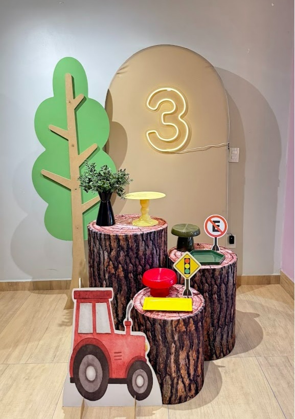 Trator Agro Kit Prata Com Árvore - Felicittà Festas
