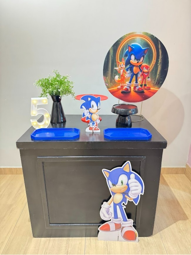 Festa Na Mesa Sonic - Felicittà Festas
