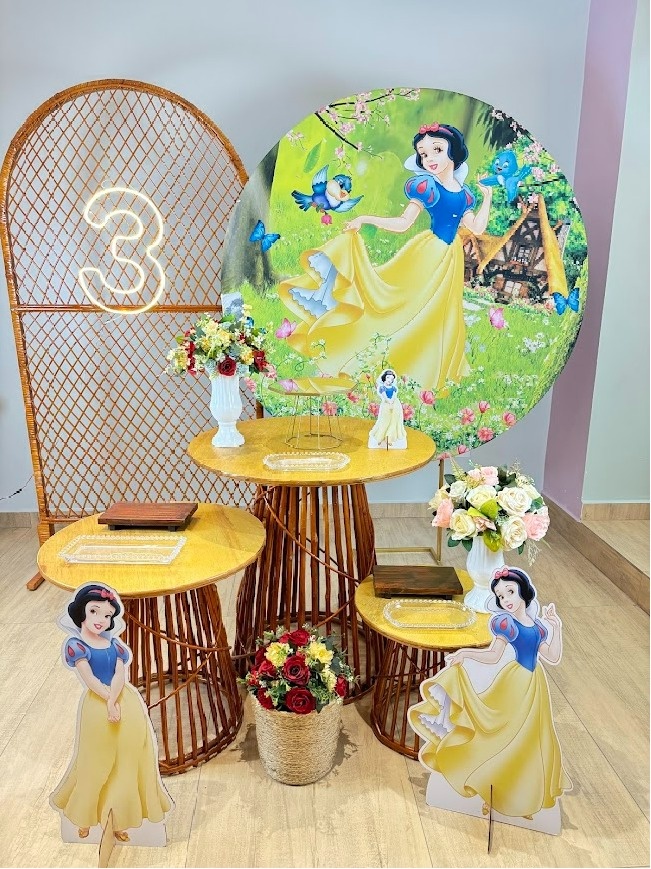 Branca de Neve Com Vime de Luxo - Felicittà Festas