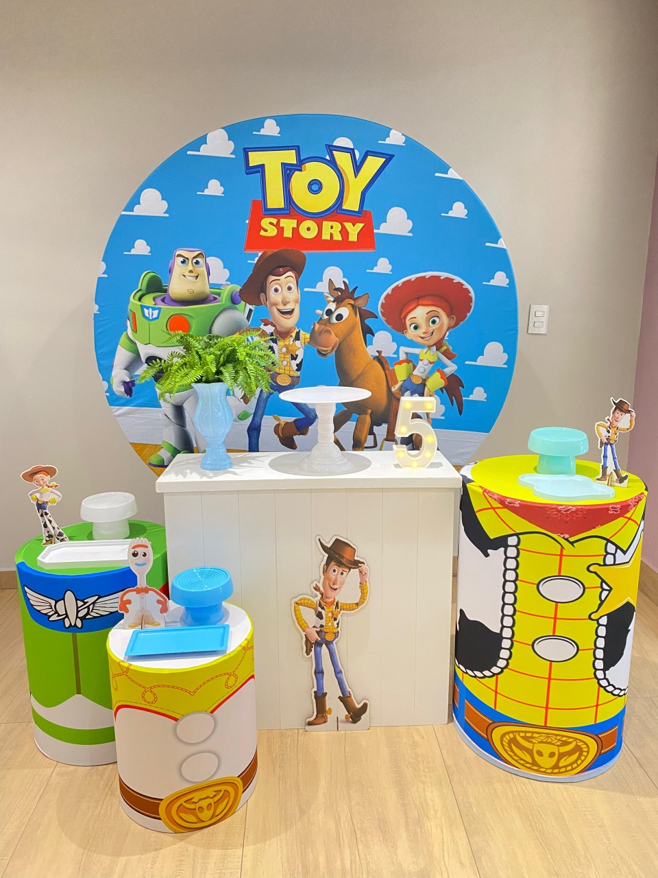 Toy Story Kit Ouro Mesa Branca - Felicittà Festas