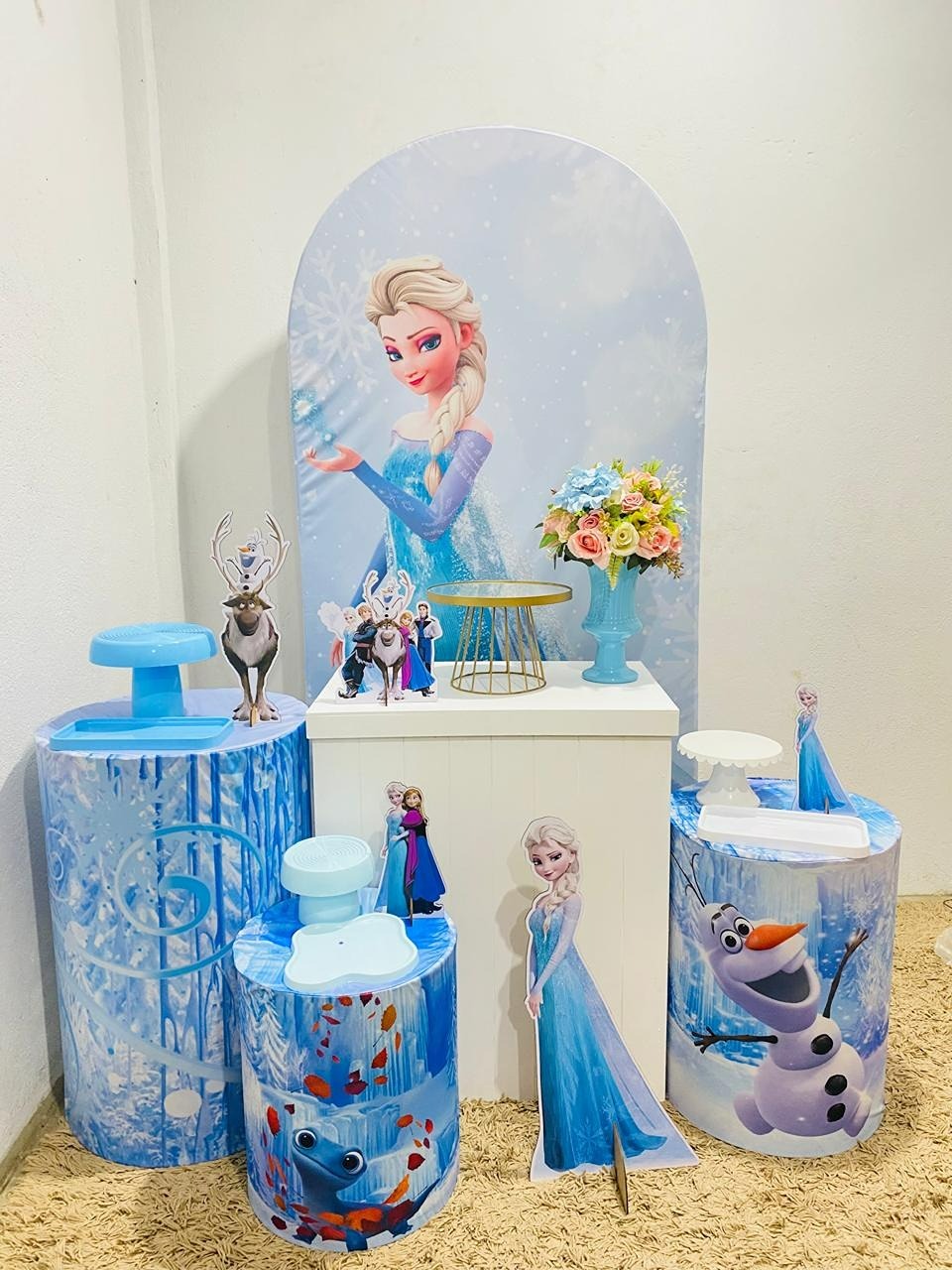 Frozen- Elza Kit Ouro Romano - Felicittà Festas