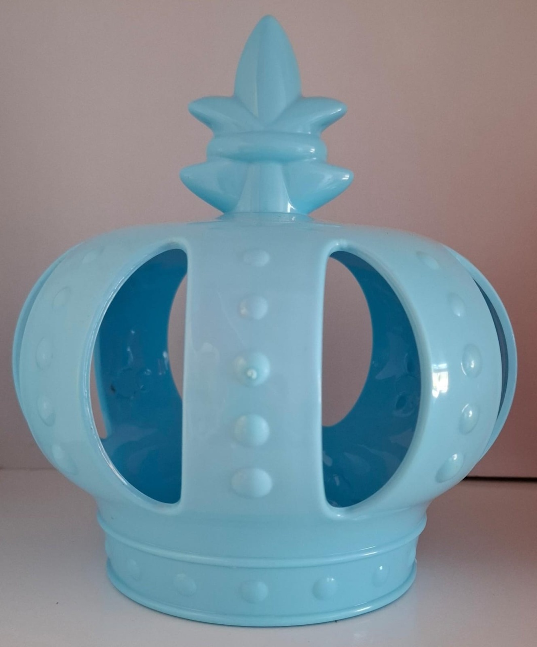 Coroa Azul Acrilico - Principe/Realeza/Frozen - 57.377.551 GERALDA LAZARA DE OLIVEIRA ALVES