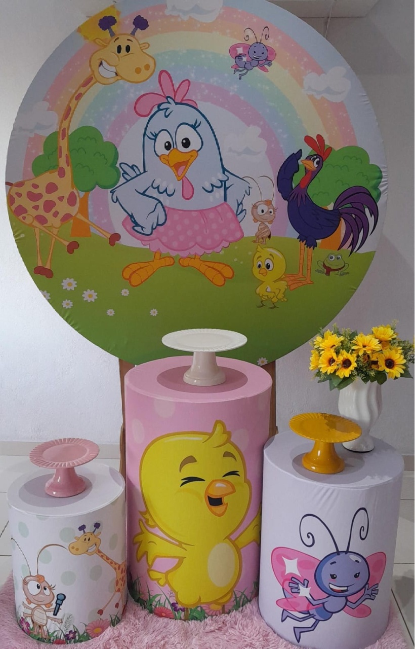 Kit Padrão I - Galinha Pintadinha Rosa - 57.377.551 GERALDA LAZARA DE OLIVEIRA ALVES