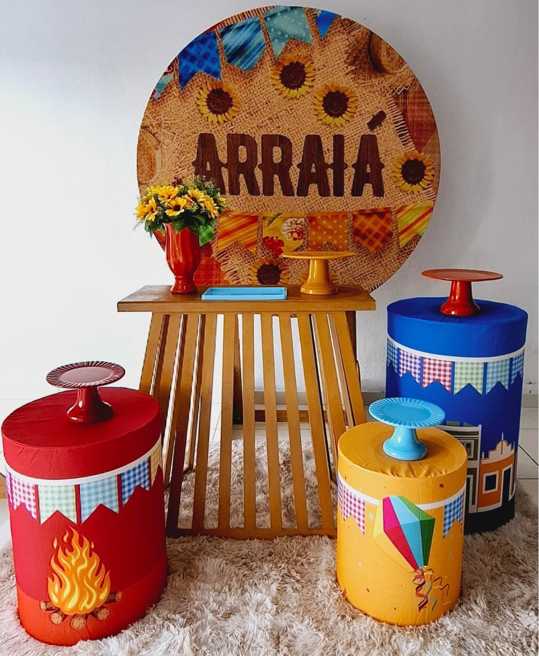 Kit Padrão Ii - Arraiá Girassol  - 57.377.551 GERALDA LAZARA DE OLIVEIRA ALVES