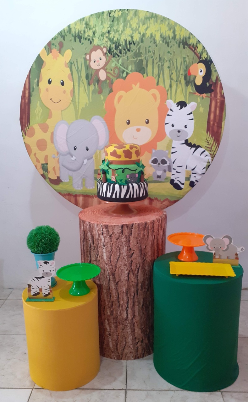 Safari Baby Kit Básico - Pegue e Monte da Janaa