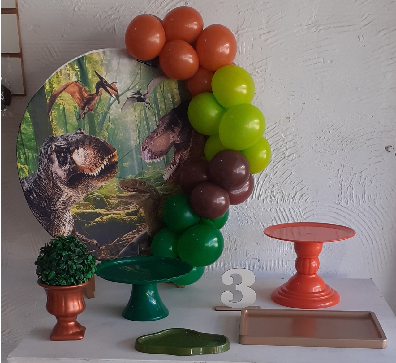 Mini Kit Dinossauro - Pegue e Monte da Janaa