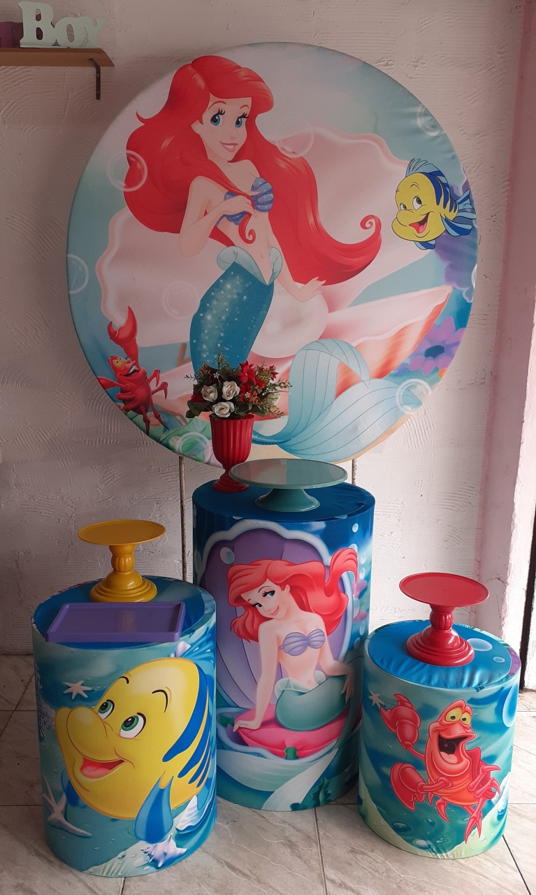 Sereia Ariel Kit Básico - Pegue e Monte da Janaa