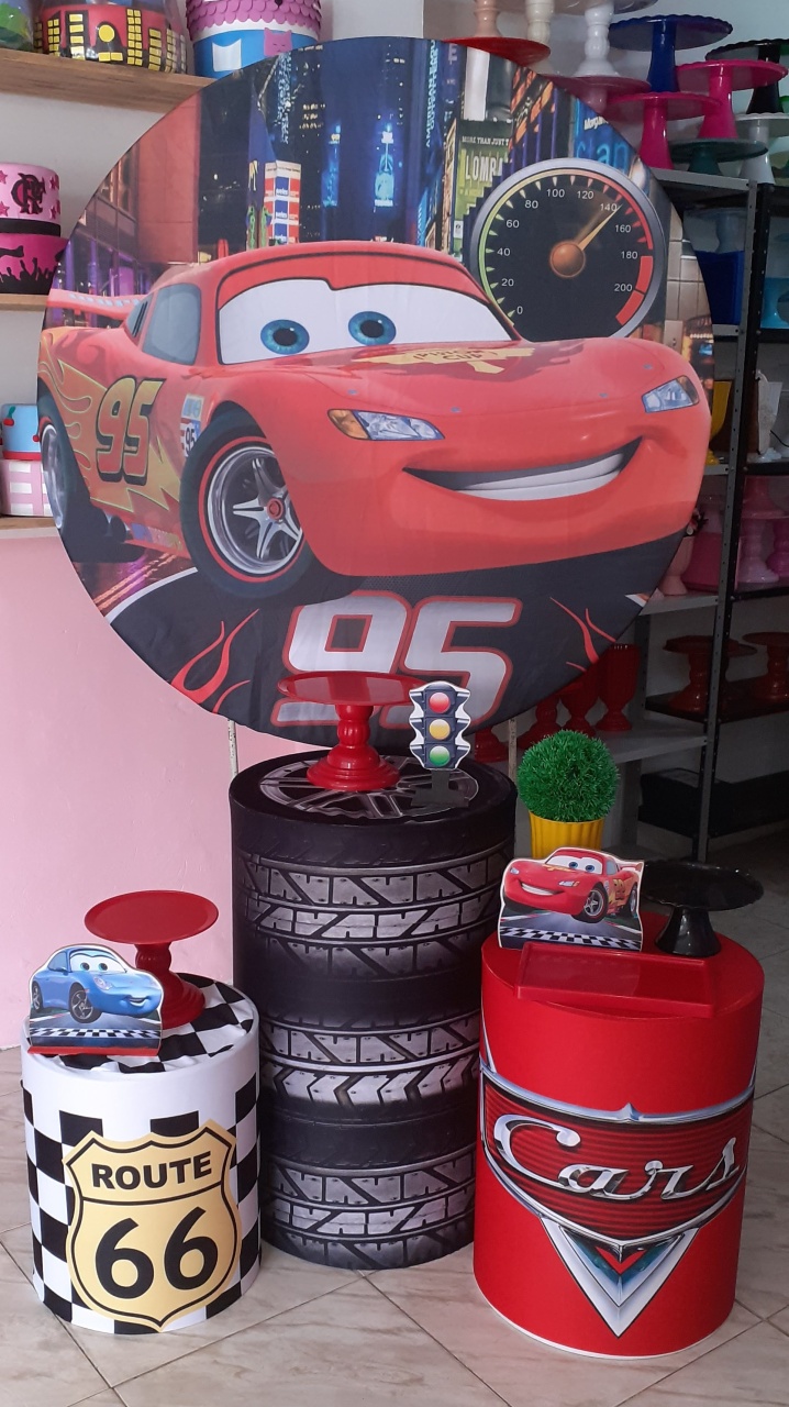 Carros Disney Kit Básico  - Pegue e Monte da Janaa