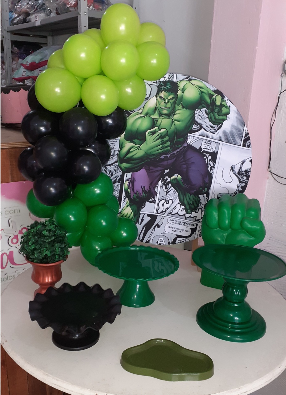 Mini Kit Hulk - Pegue e Monte da Janaa