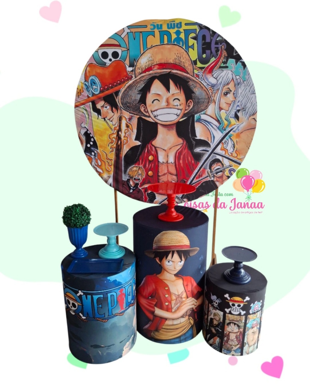 One Piece Kit Básico - Pegue e Monte da Janaa