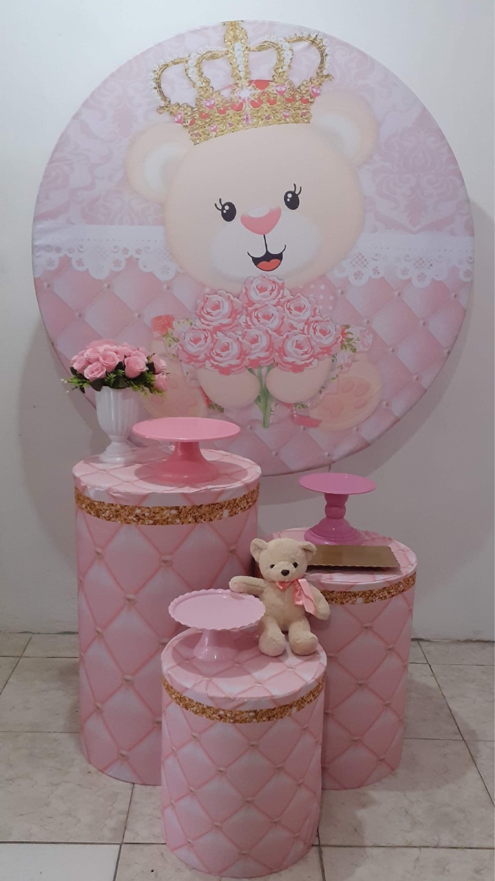 Ursa Princesa Kit Básico - Pegue e Monte da Janaa
