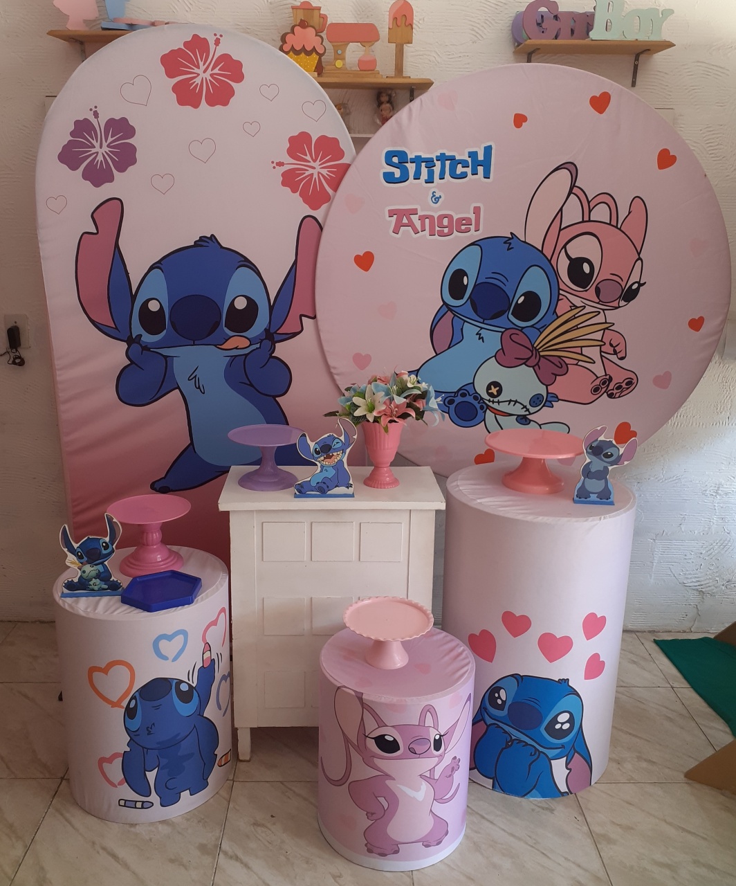 Big Festa Stitch E Angel - Pegue e Monte da Janaa