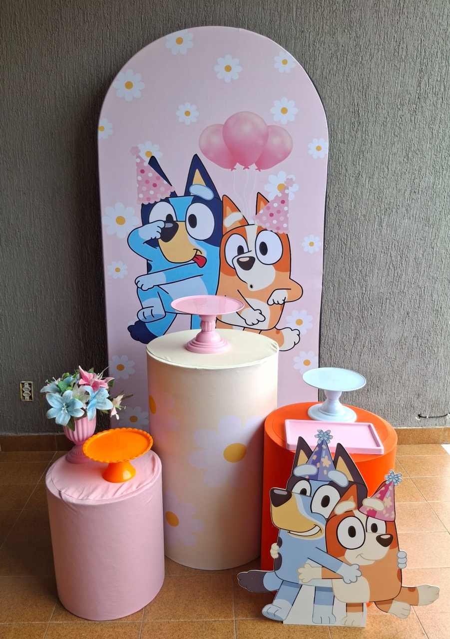 Bluey E Bingo Kit Romano - Pegue e Monte da Janaa