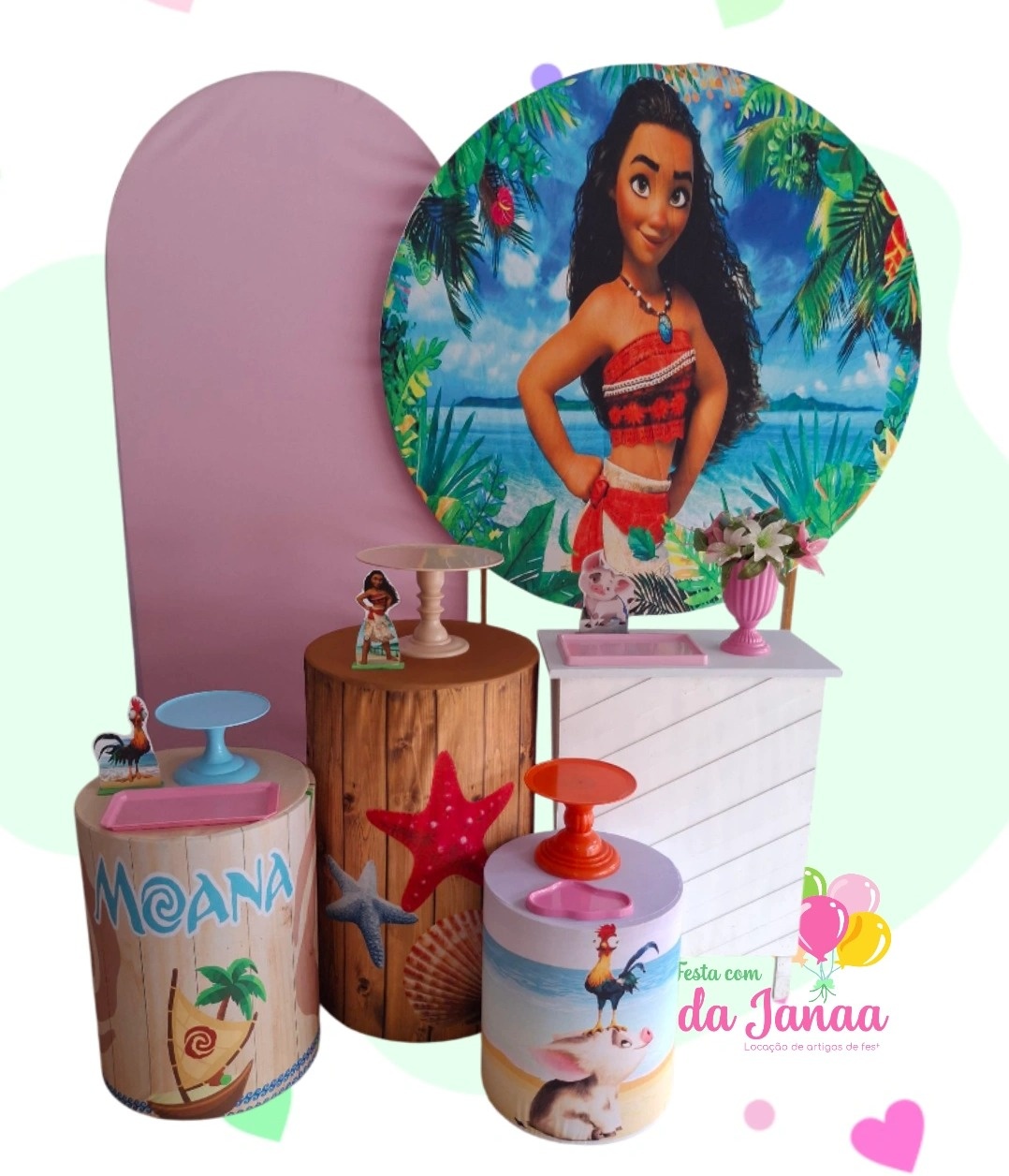 Kit Big Festa Moana - Pegue e Monte da Janaa