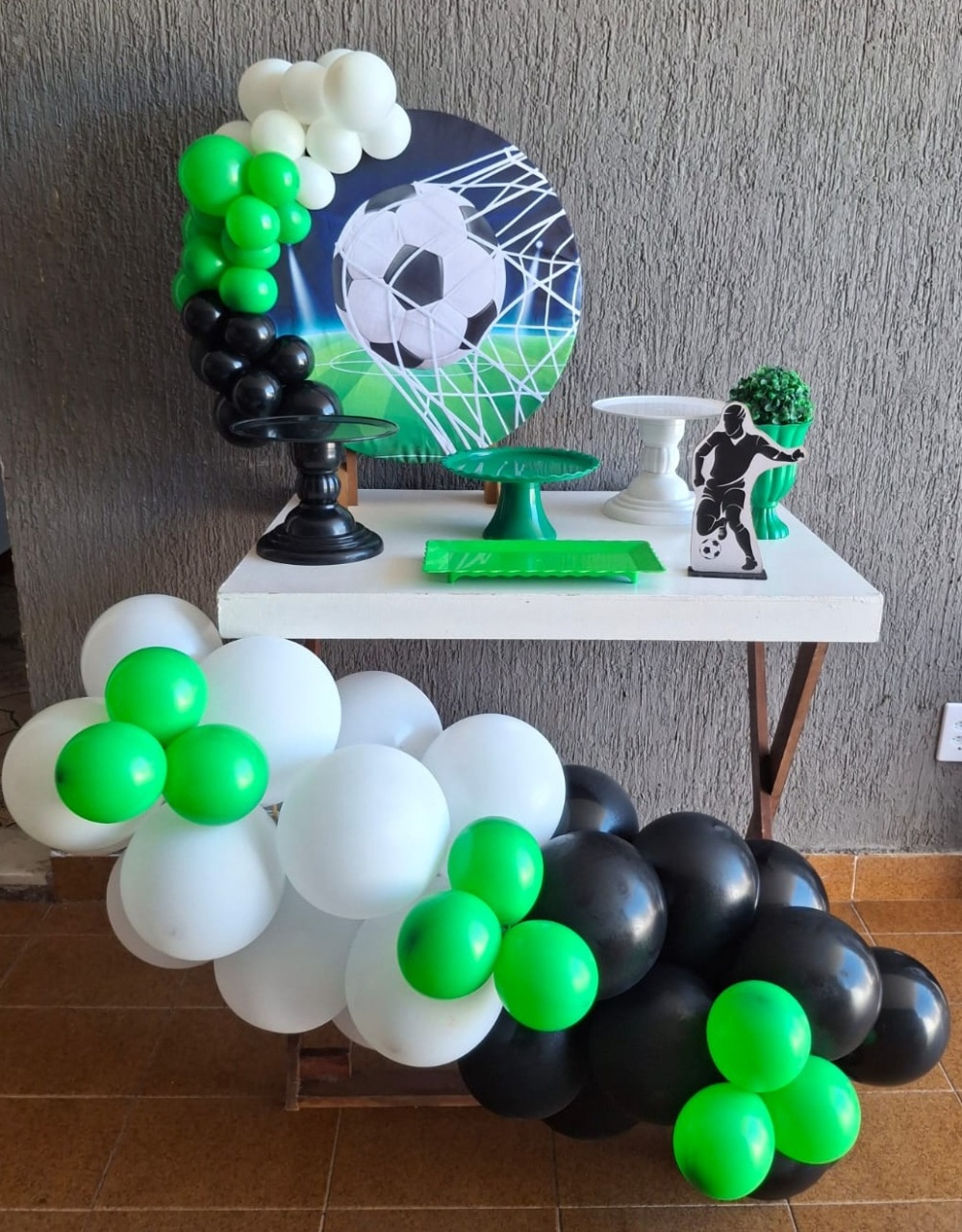 Mini Kit Guirlanda Futebol - Pegue e Monte da Janaa