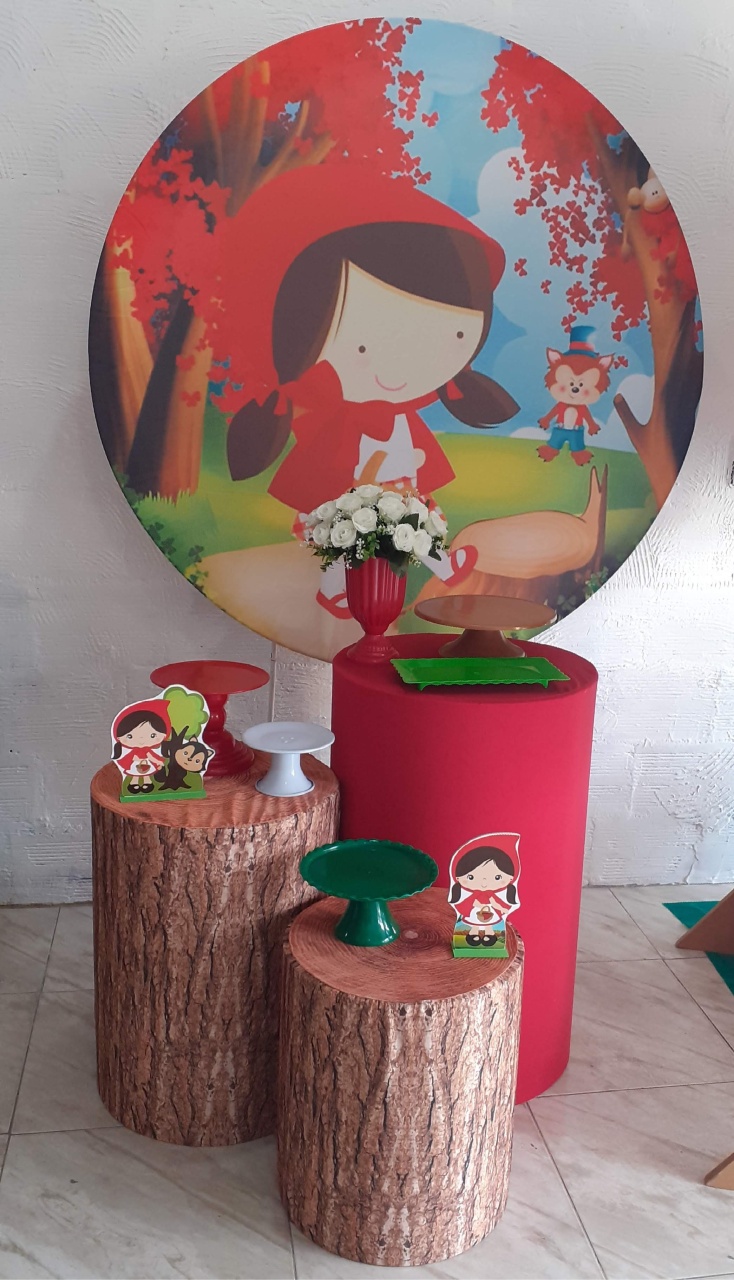 Kit Básico Chapeuzinho Vermelho - Pegue e Monte da Janaa