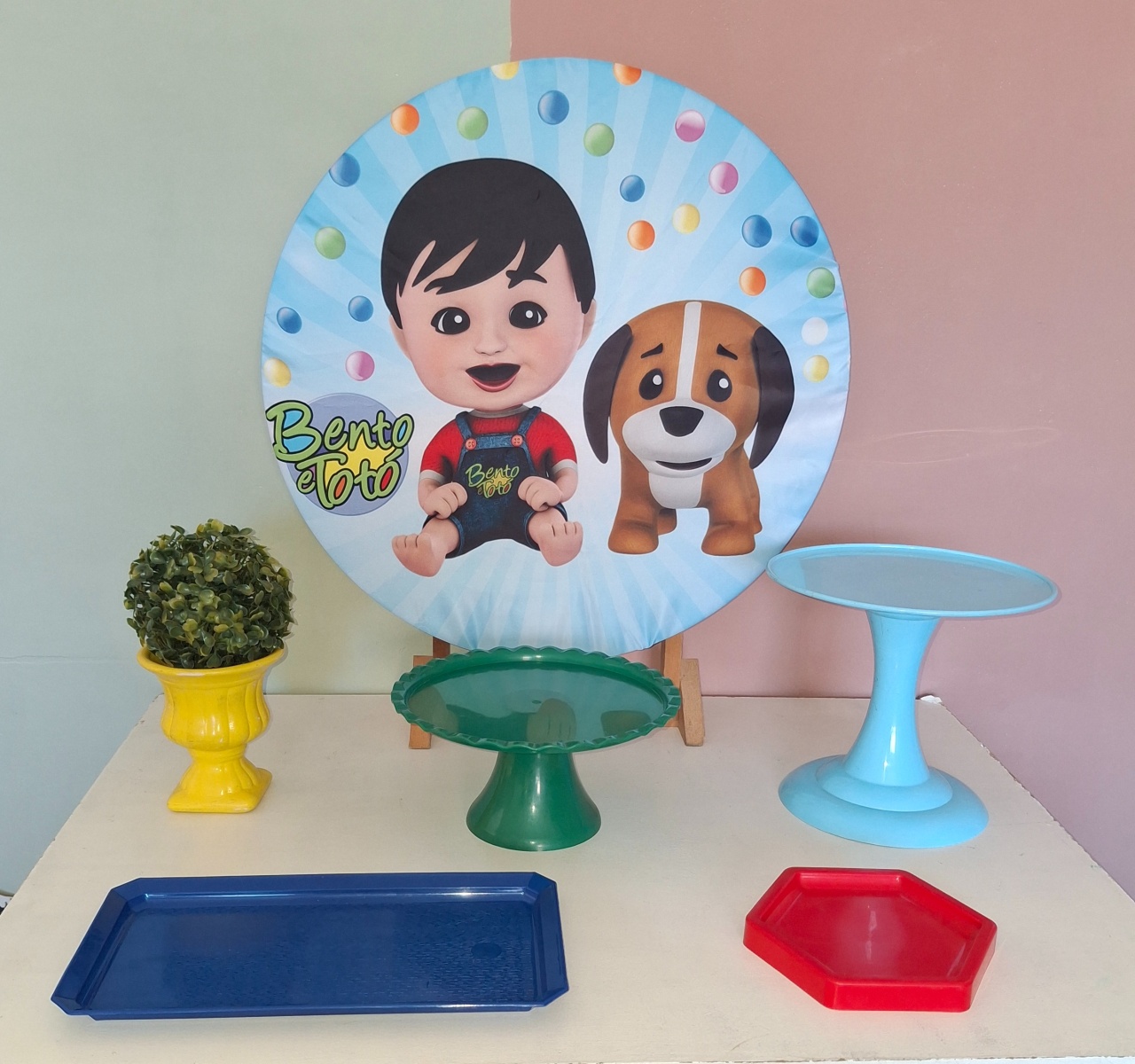 Mini Kit Bento E Totó  - Pegue e Monte da Janaa