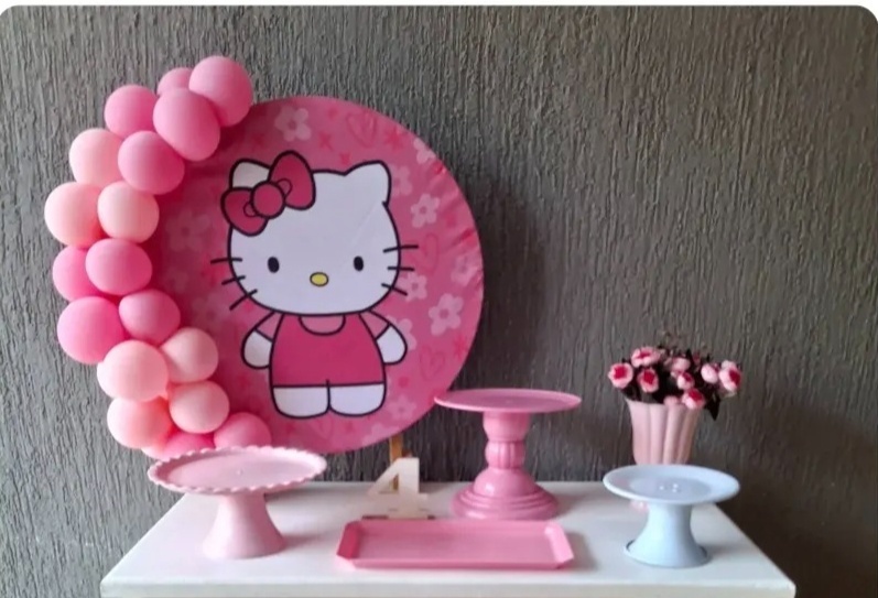 Mini Kit Sem Mesa Hello Kitty - Pegue e Monte da Janaa