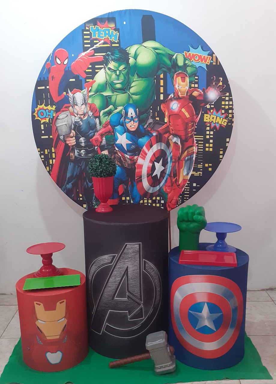 Kit Básico Vingadores - Pegue e Monte da Janaa