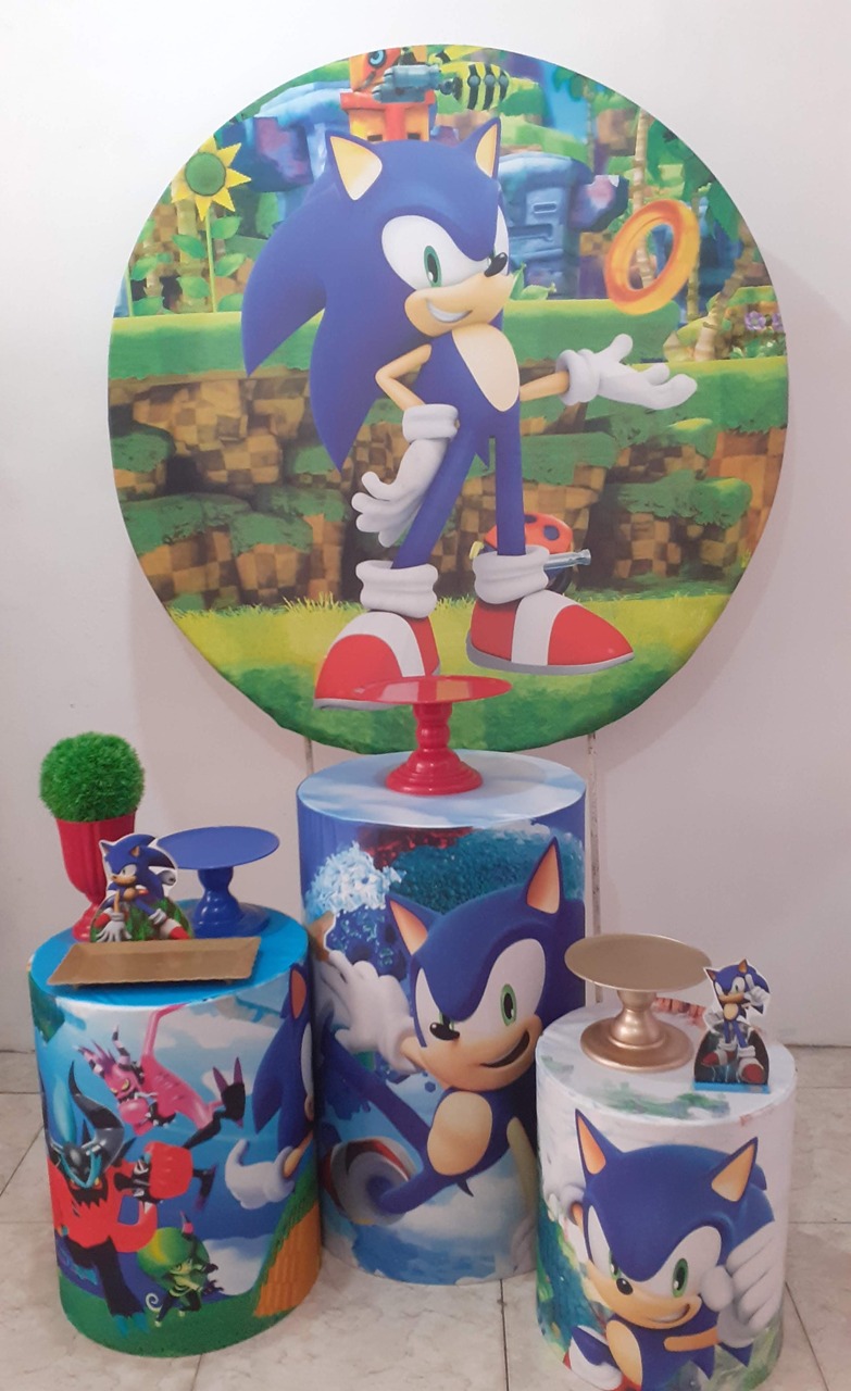 Kit Básico Sonic - Pegue e Monte da Janaa
