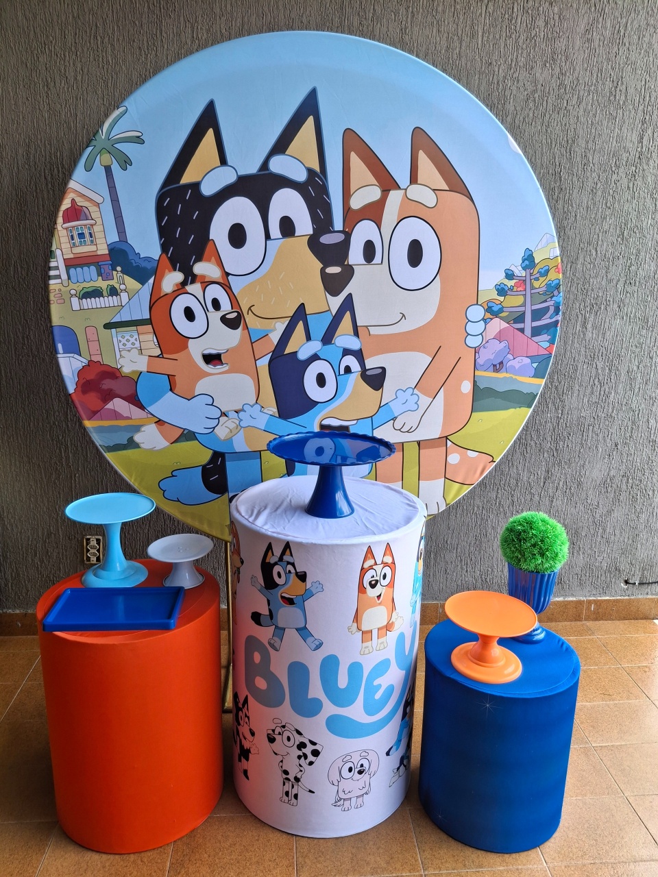 Bluey E Bingo Kit Básico - Pegue e Monte da Janaa