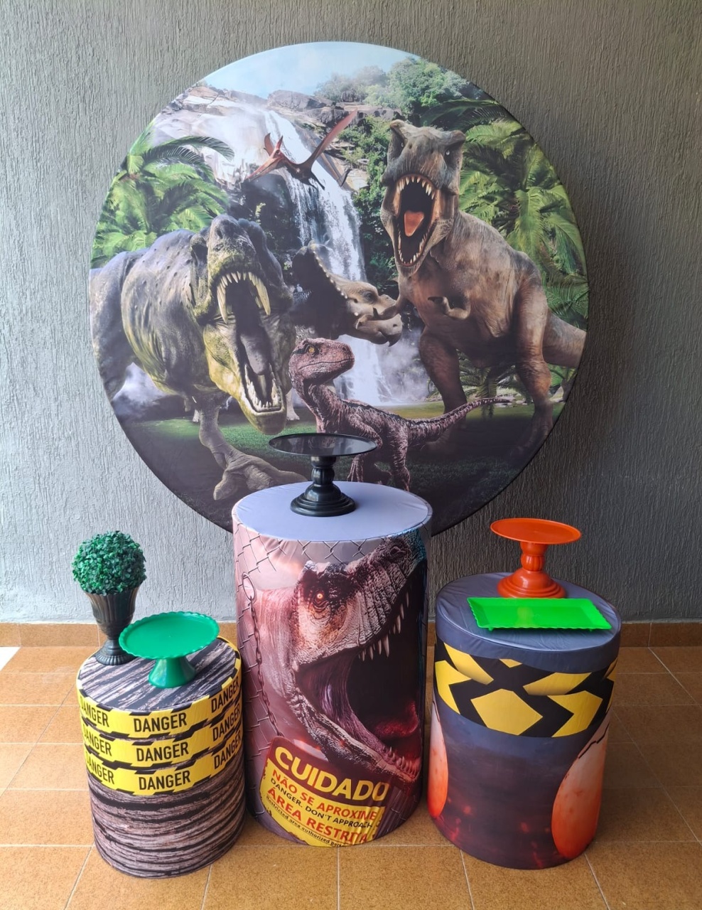 Dinossauros Kit Básico - Pegue e Monte da Janaa