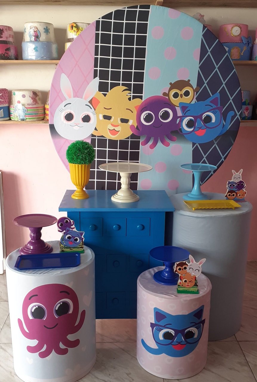 Kit Mãe Festeira Bolofofos - Pegue e Monte da Janaa