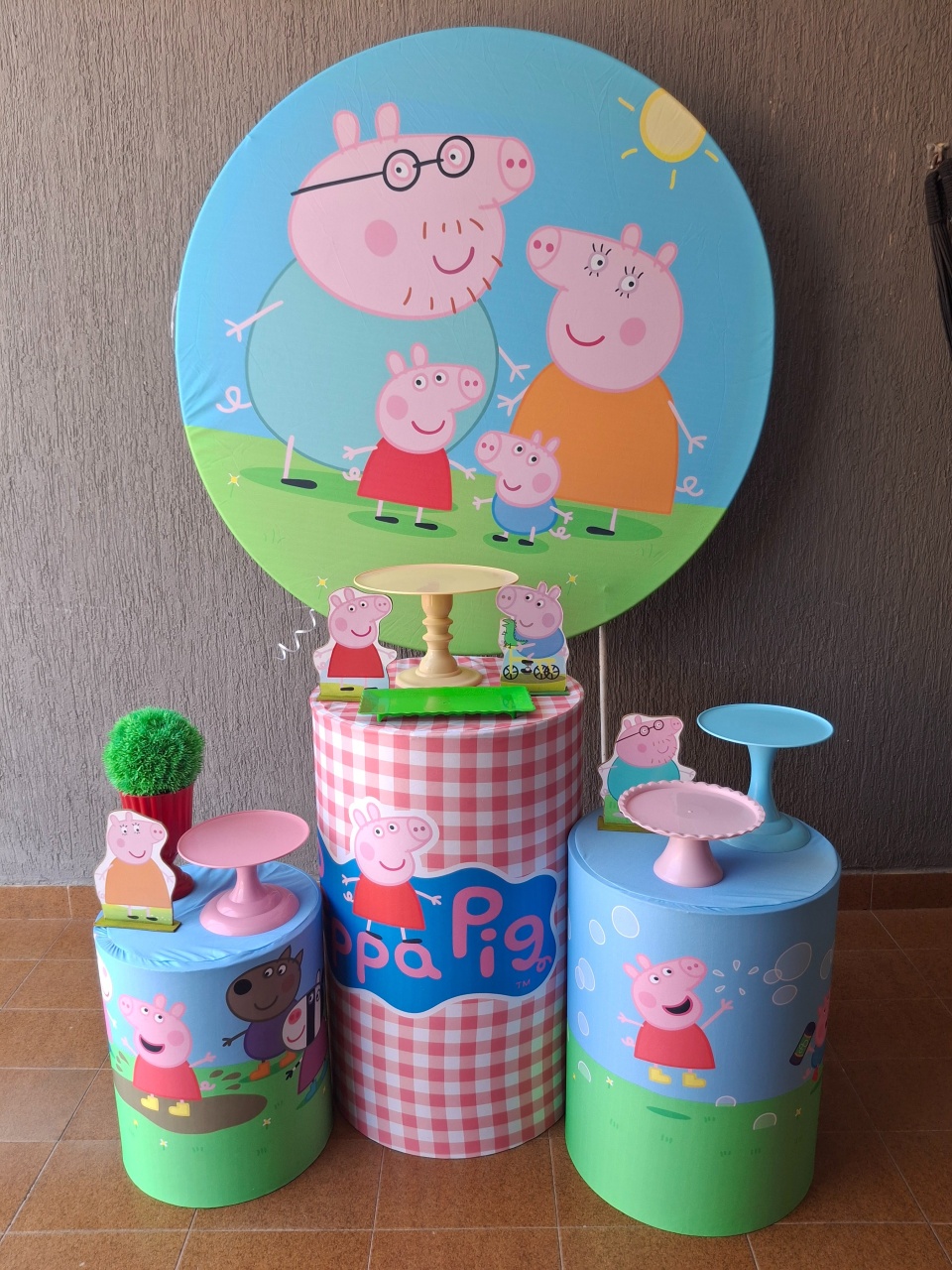 Peppa Pig Kit Básico  - Pegue e Monte da Janaa