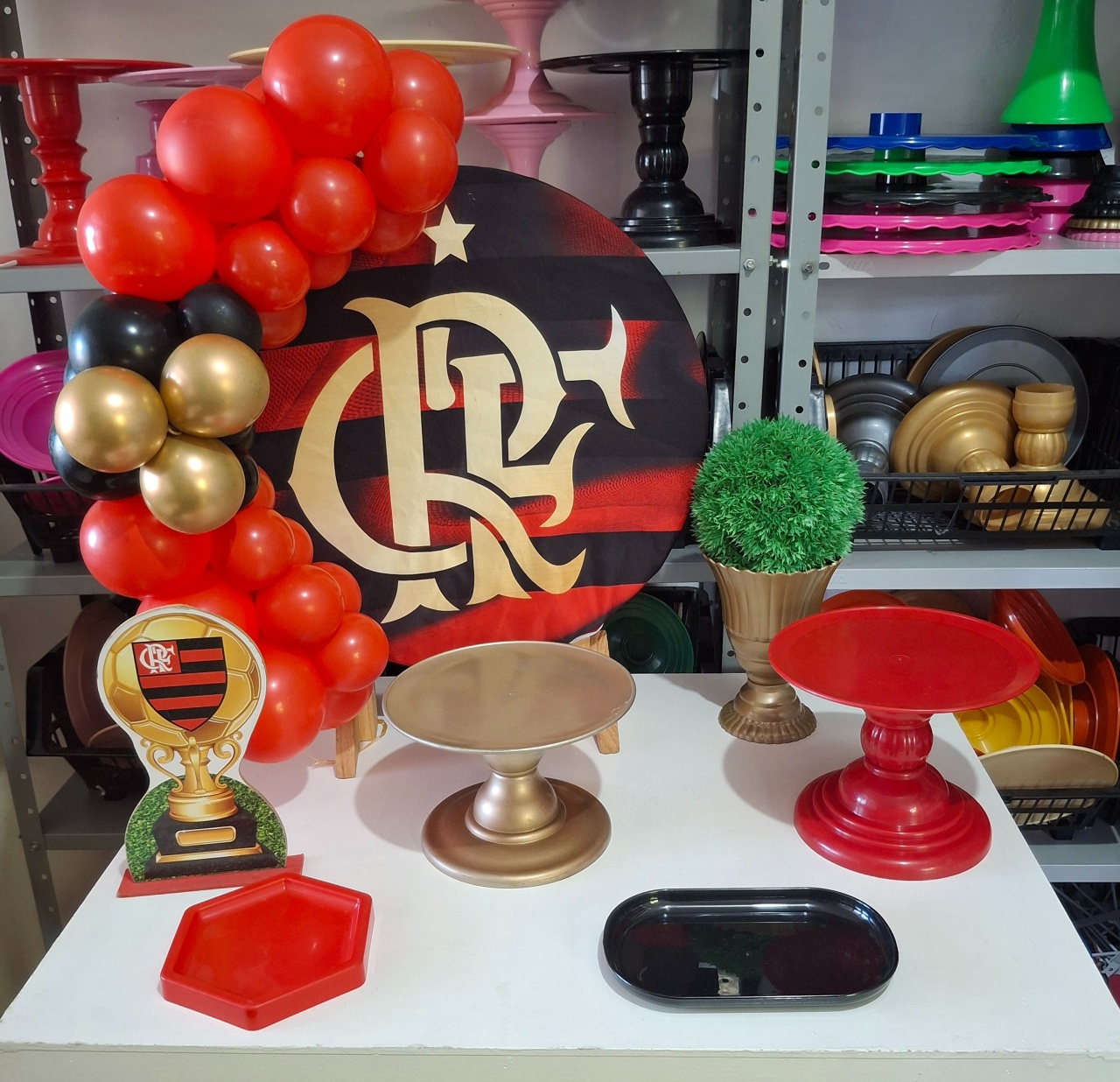 Mini Kit Flamengo - Pegue e Monte da Janaa