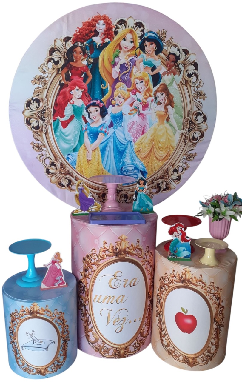 Princesas Kit Básico  - Pegue e Monte da Janaa