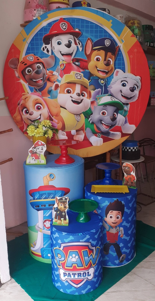 Patrulha Canina Kit Básico - Pegue e Monte da Janaa