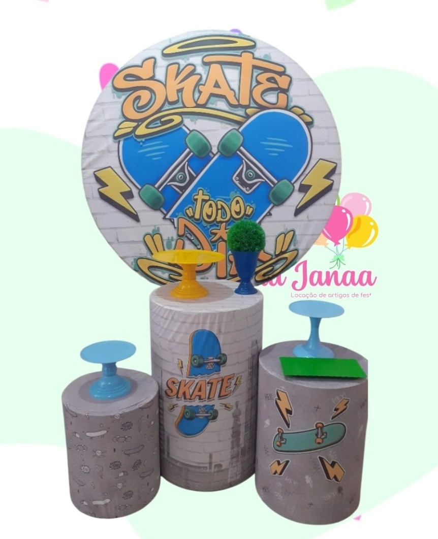 Kit Básico Skate - Pegue e Monte da Janaa